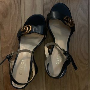 Gucci Block Heel Sandal
